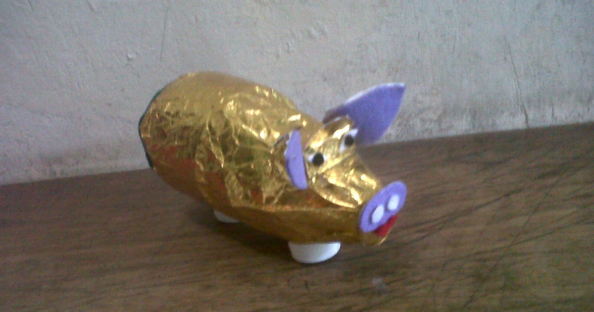 celengan daur ulang botol bekas: hasil kreasi celengan daur ulang