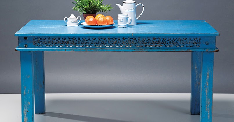 Mesas de comedor por La Decoradora Experta: Mesas de comedor azules