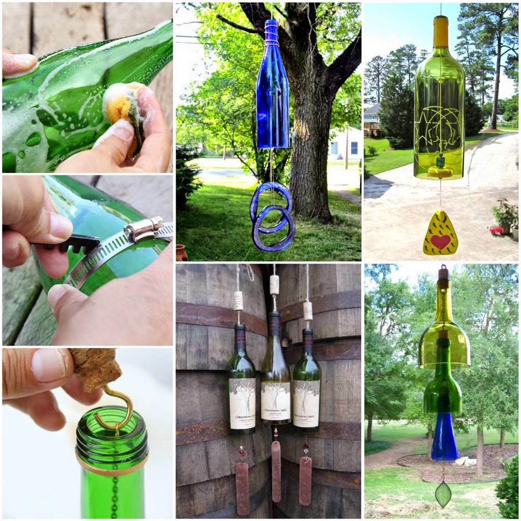 Ideas & Products How to Make Wine Bottle Wind Chime
