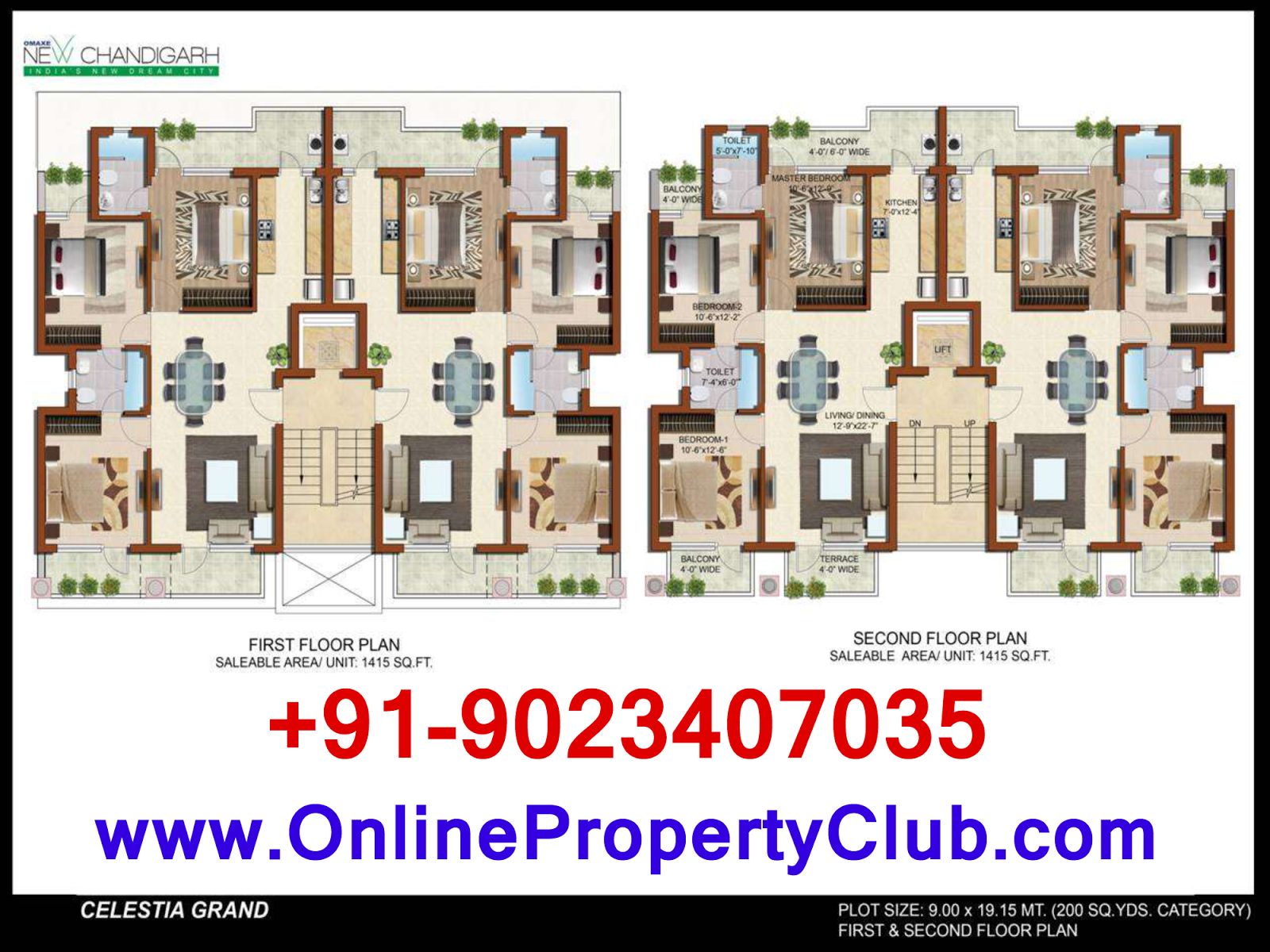 Omaxe Celestia Grand 3BHK Floors Mullanpur New Chandigarh
