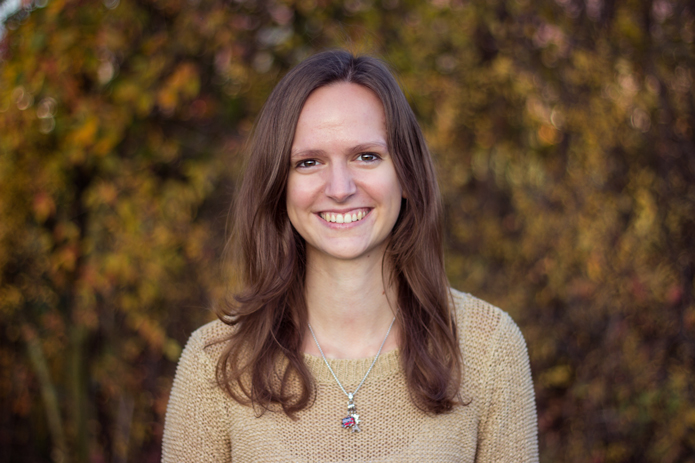 Herbst-Bild, Portrait Frau