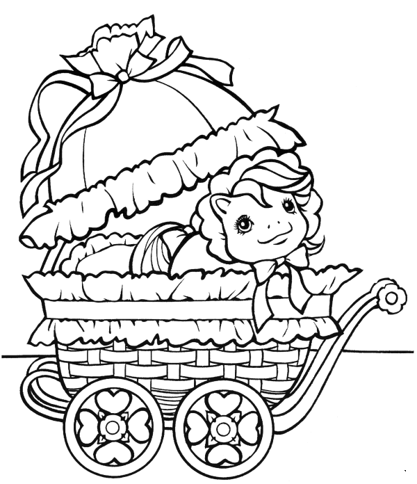 Disney Coloring Pages: Little Pony Coloring Pages