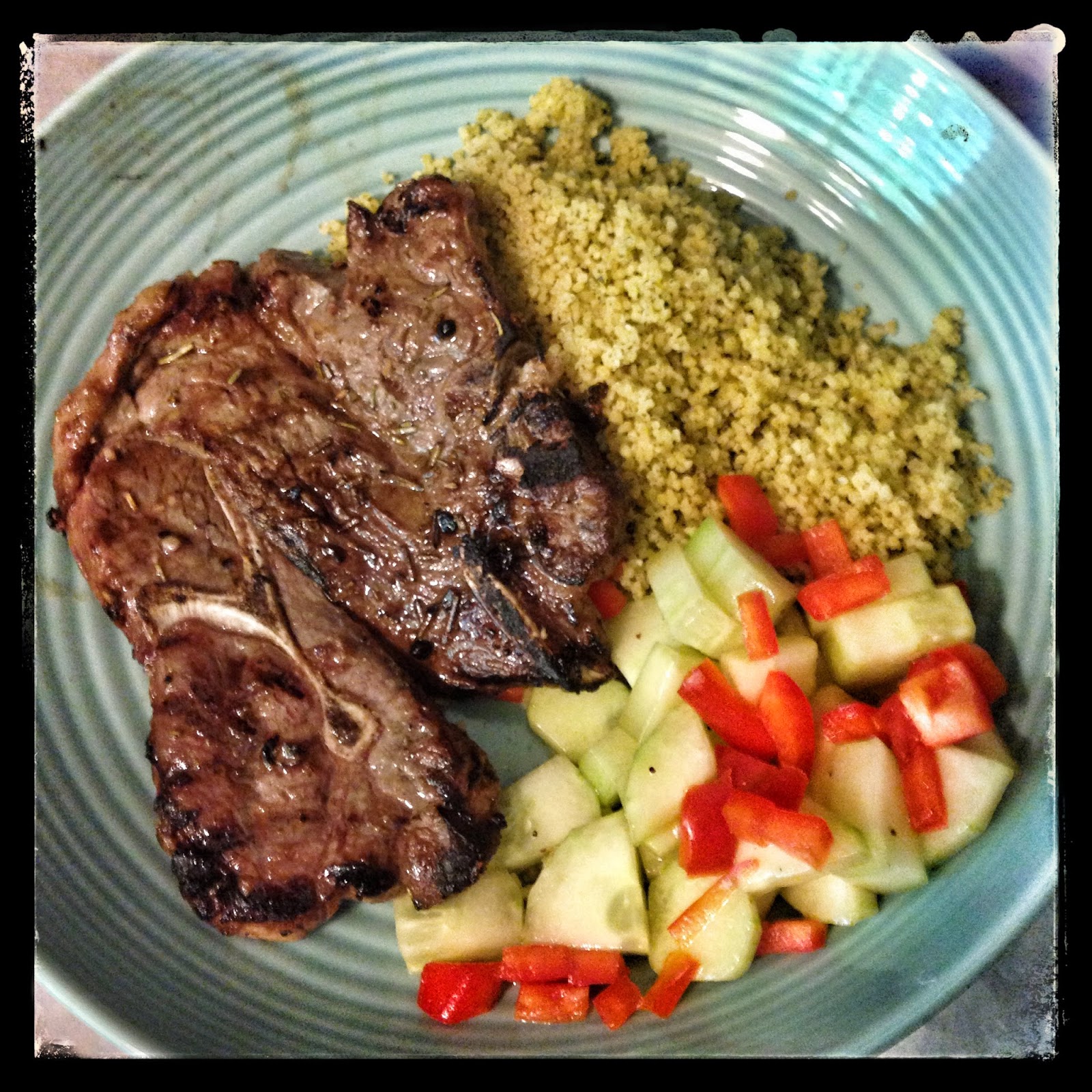 QJunkies BBQ Addiction Kamado Joe Rosemary Seared Lamp Chops