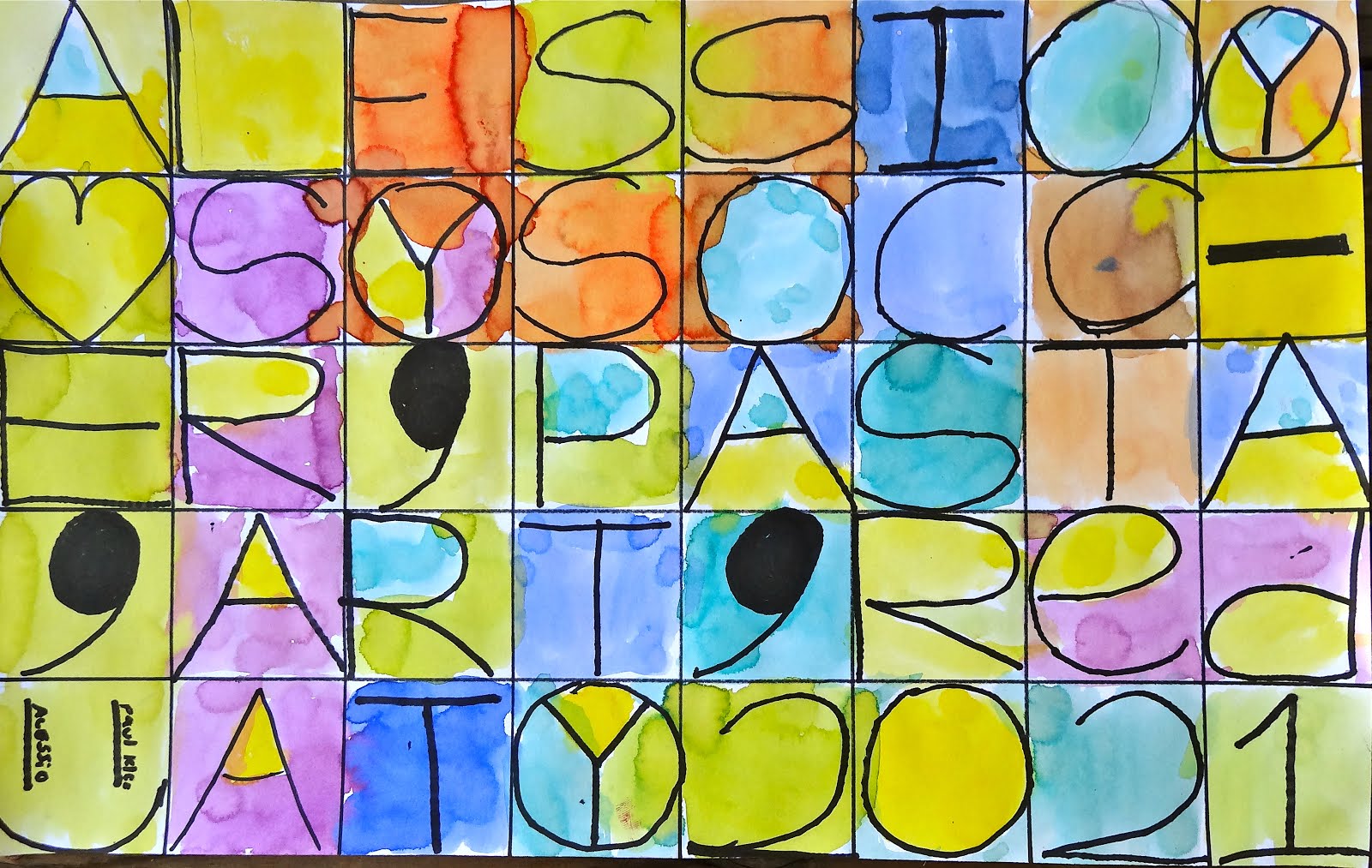 Paul Klee Letter Paintings