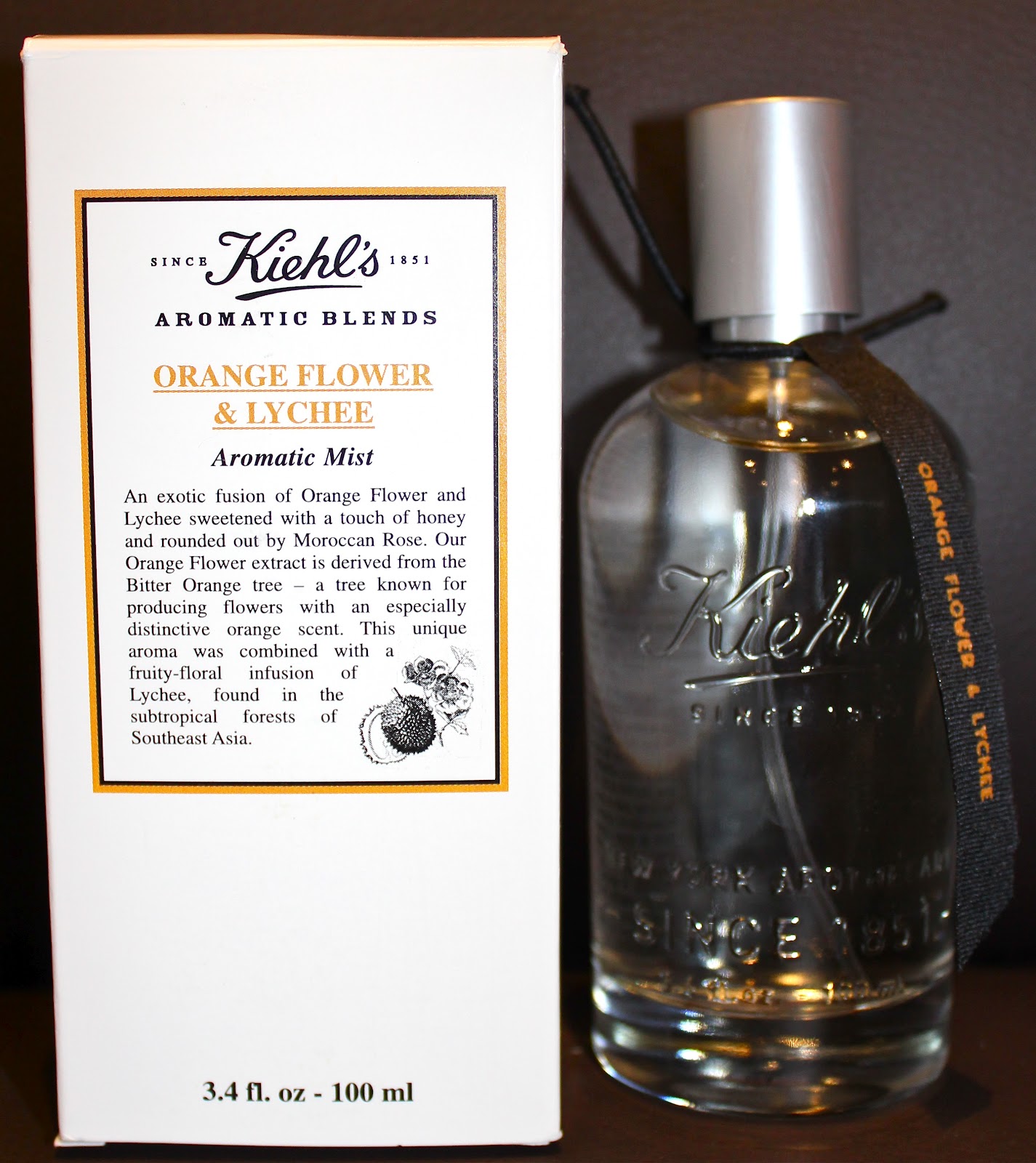 Kiehl's Orange Flower & Lychee Fragrance Natalya's Beauty Blog