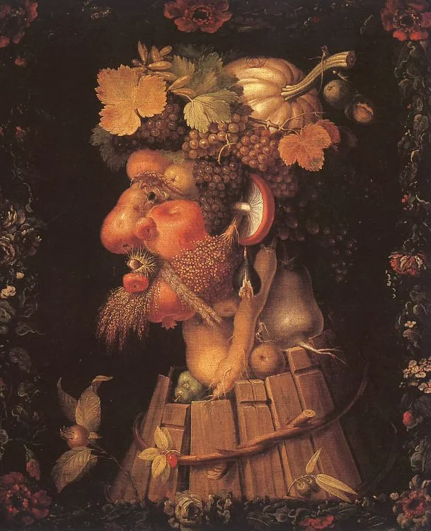 Arcimboldo Giuseppe ~ Autumn, 1573, Louvre Museum, Paris