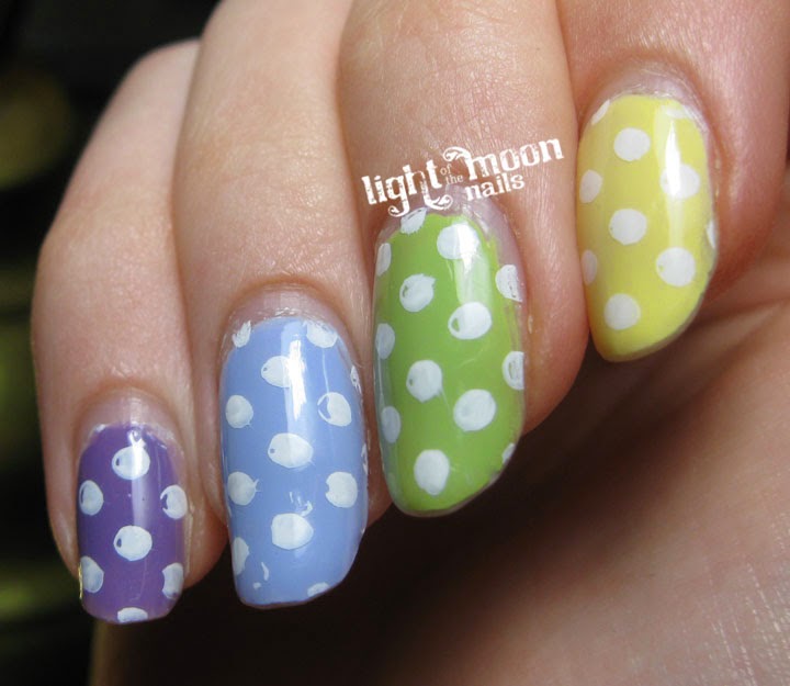 Light of the Moon Nails NCC Skittles Nail Art