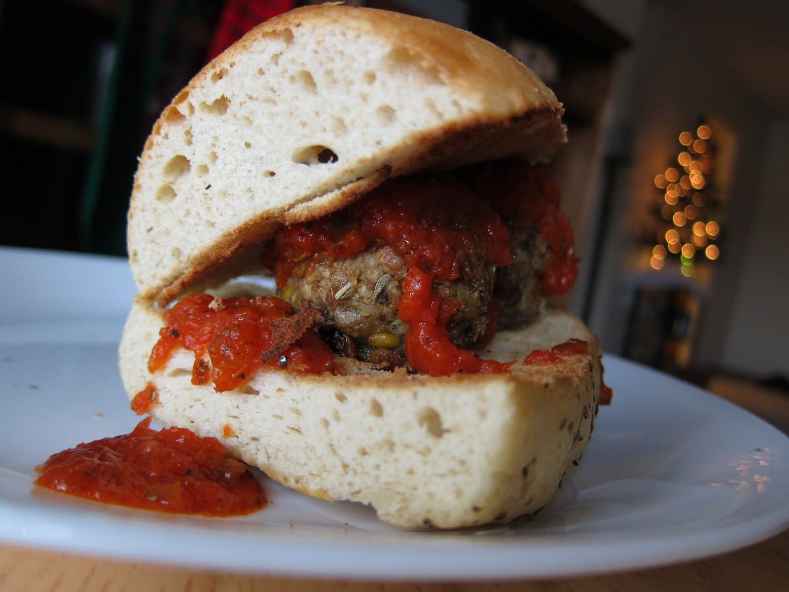 Books & Broccoli Meatless Meatball Marinara