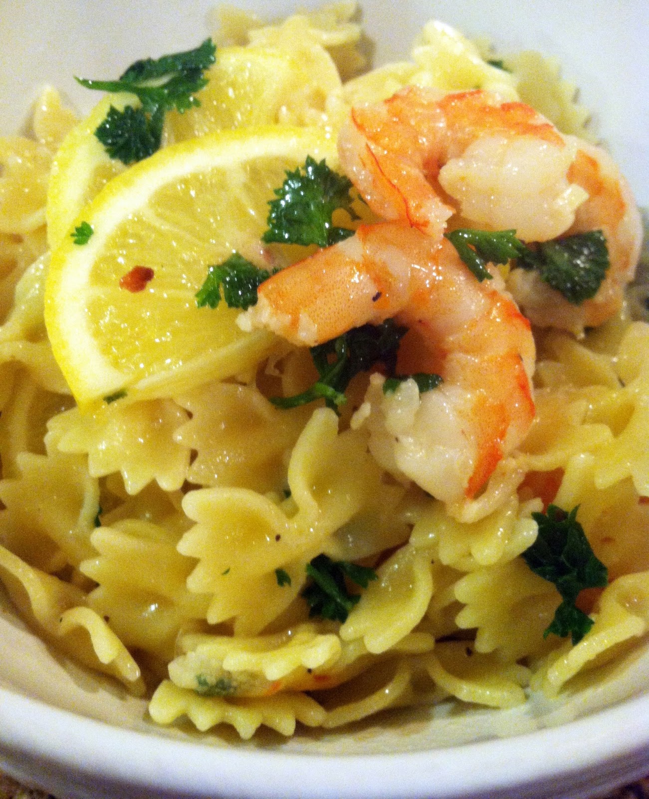 hopes & dreams Beachy Shrimp Pasta {Barefoot Contessa's Shrimp Scampi}
