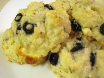 Olive and Feta Scones with Rosemary, Basil and Sun-Dried Tomatoes