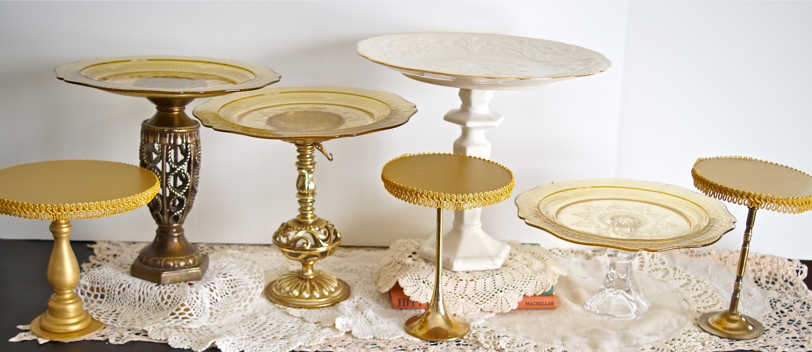 My Northern Living Beautiful Gold Vintage Cake Stand Buffet