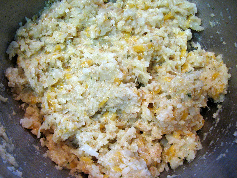 Ashleigh's Kitchen Cheesy Cauliflower Pancakes