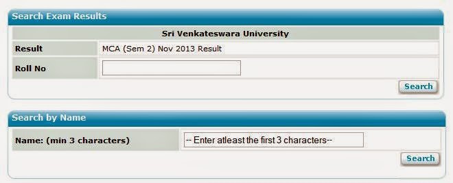 Sri Venkateswara University MCA Sem 2 Nov 2013 online