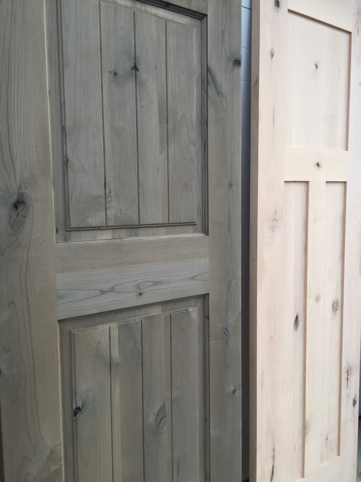 from Gardners 2 Bergers The Perfect DIY Barnwood Gray Doors