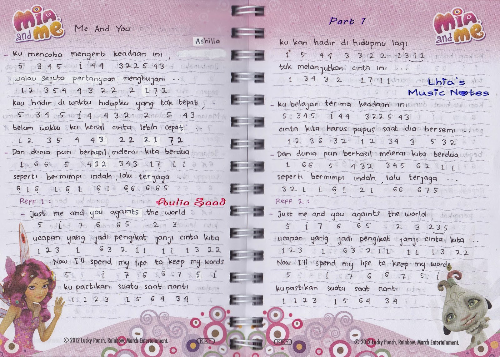 not lagu – Blink | Lhia's Music Notes