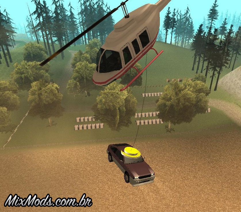 GTA San Andreas - Como pegar (e salvar) o Helicóptero CARGOBOB no INÍCIO do  JOGO 