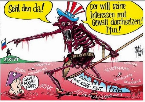 Ukraine Krim USA wollen einen Krieg Skeleton+US+-