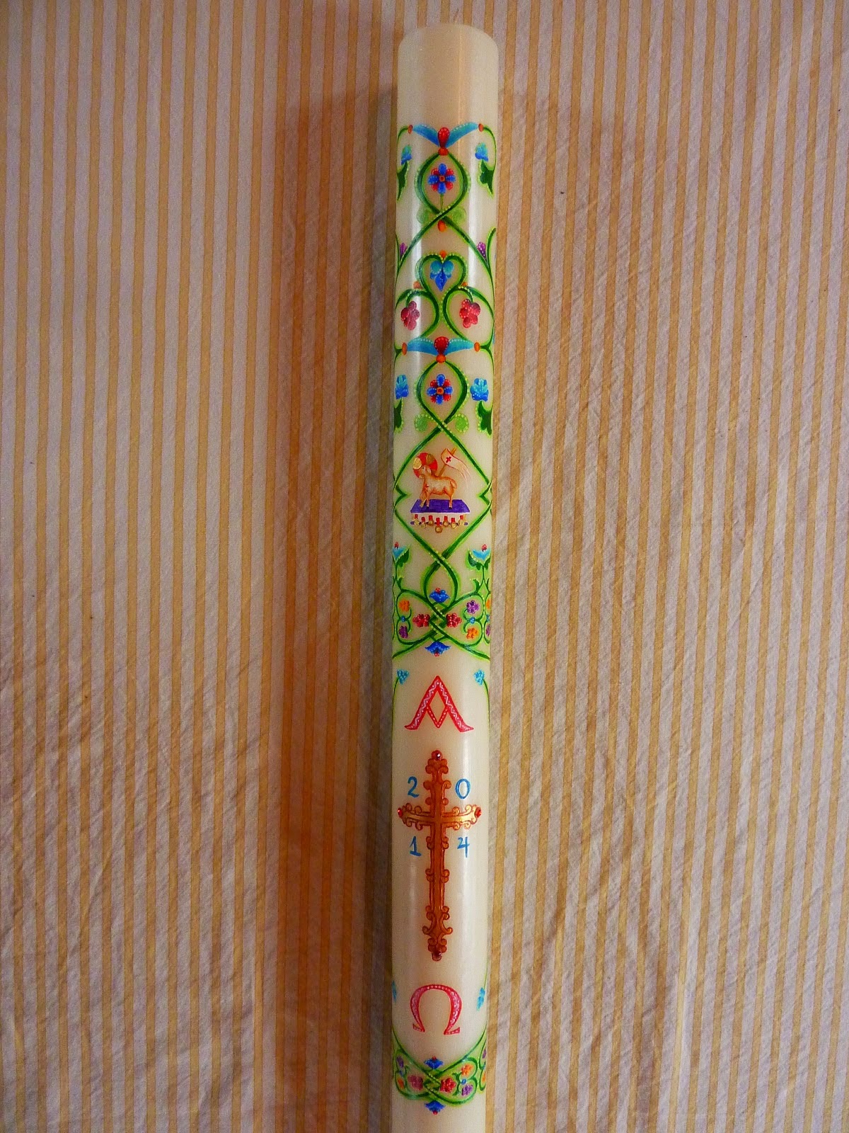 New Liturgical Movement The Paschal Candle An Artist Explains