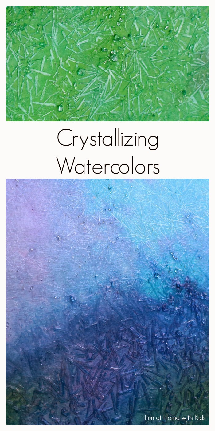Homemade Paint Recipe: Crystallizing Watercolors