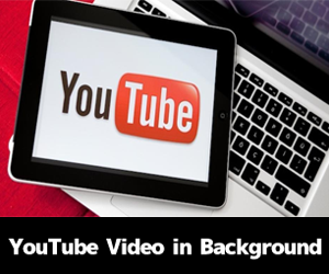 Embed Youtube Video As A Background of Blogger