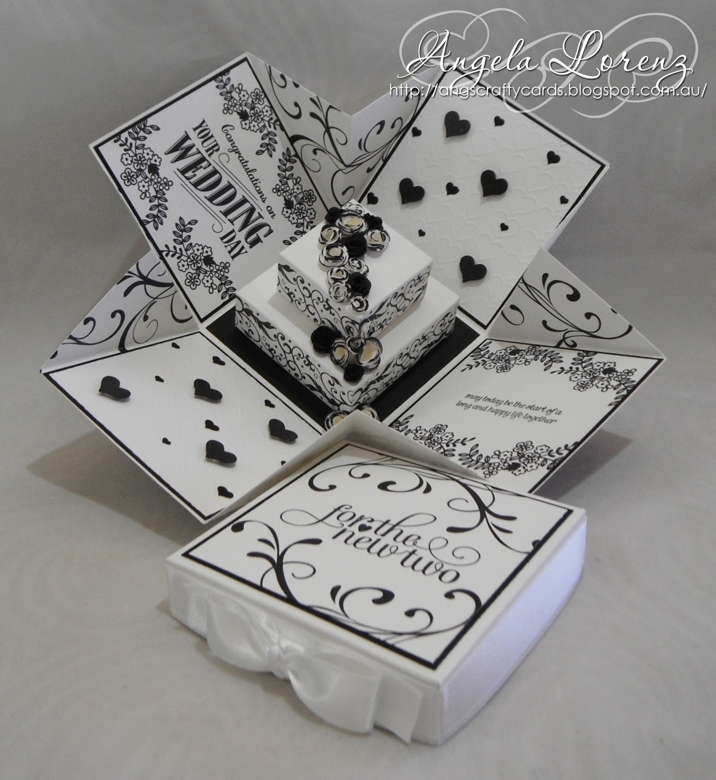 Boîte 2 Exploding box card, Explosion box cards, Pop up box cards