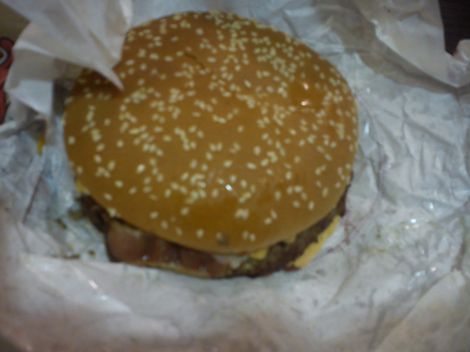 Beck's Modern Life XL Bacon Double Cheese Burger