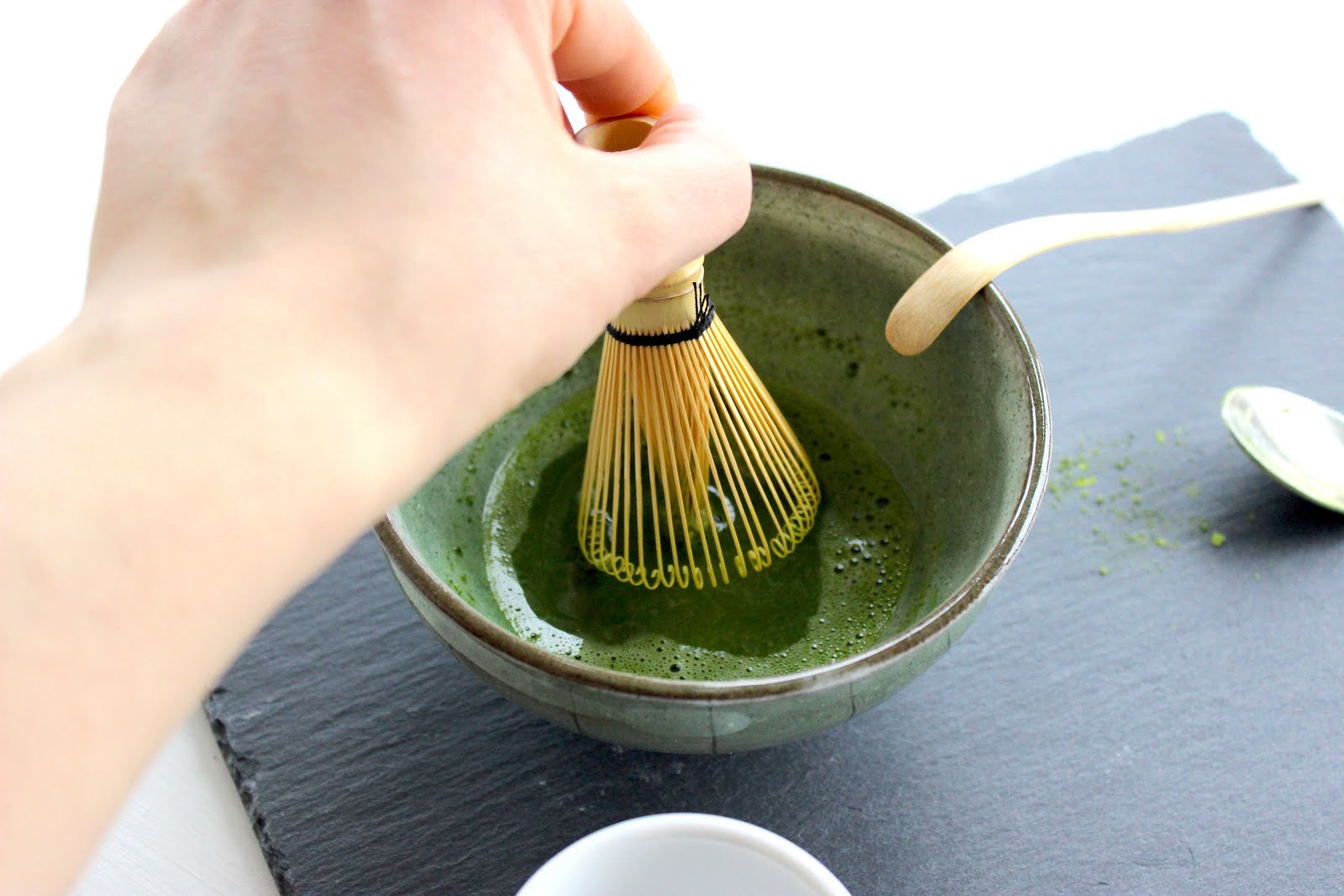 Trying our hand at Matcha Tea.