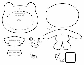 How to Make an Adventure Time Finn plushie template tutorial