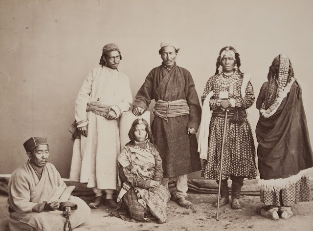 Group+Portrait+of+Six+Tribal+People+-+India+1863