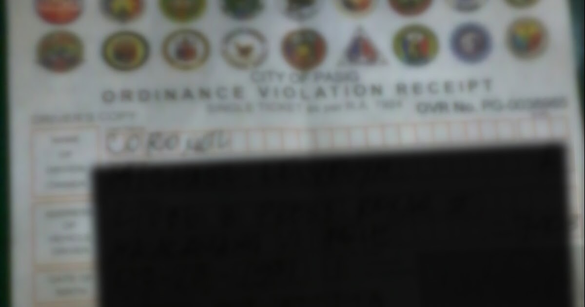 WHAT ELLES? Traffic Violation in Pasig City