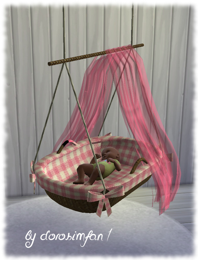 Sims 4 CC's The Best Baby Crib by DoroSimFan1