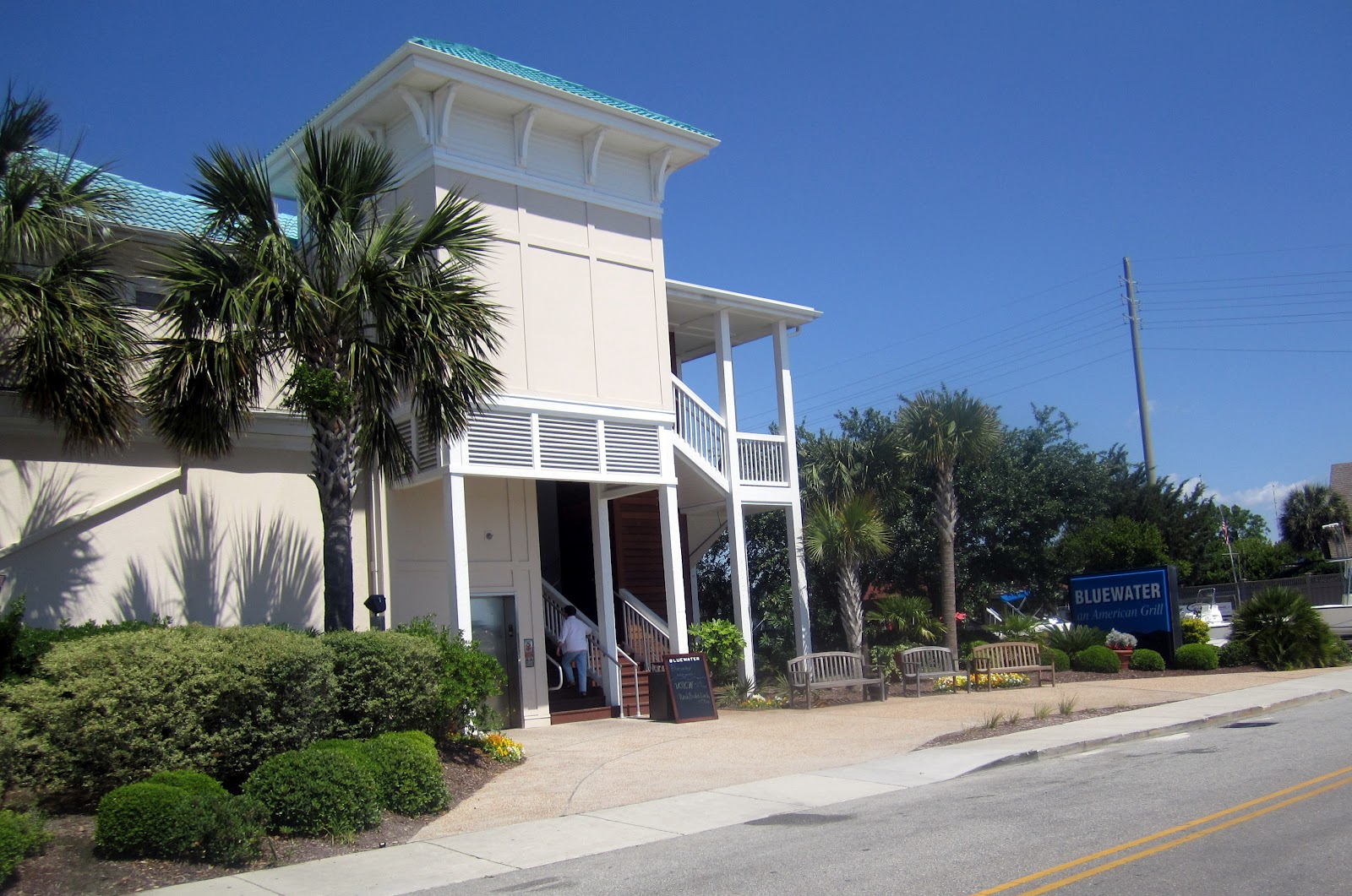 The Bear Cupboard BLUE WATER WATERFRONT GRILL, WRIGHTSVILLE BEACH, NC