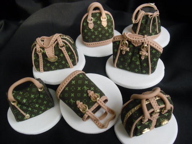 Louis Vuitton Cupcakes With Louis Vuitton Cupcake Toppers