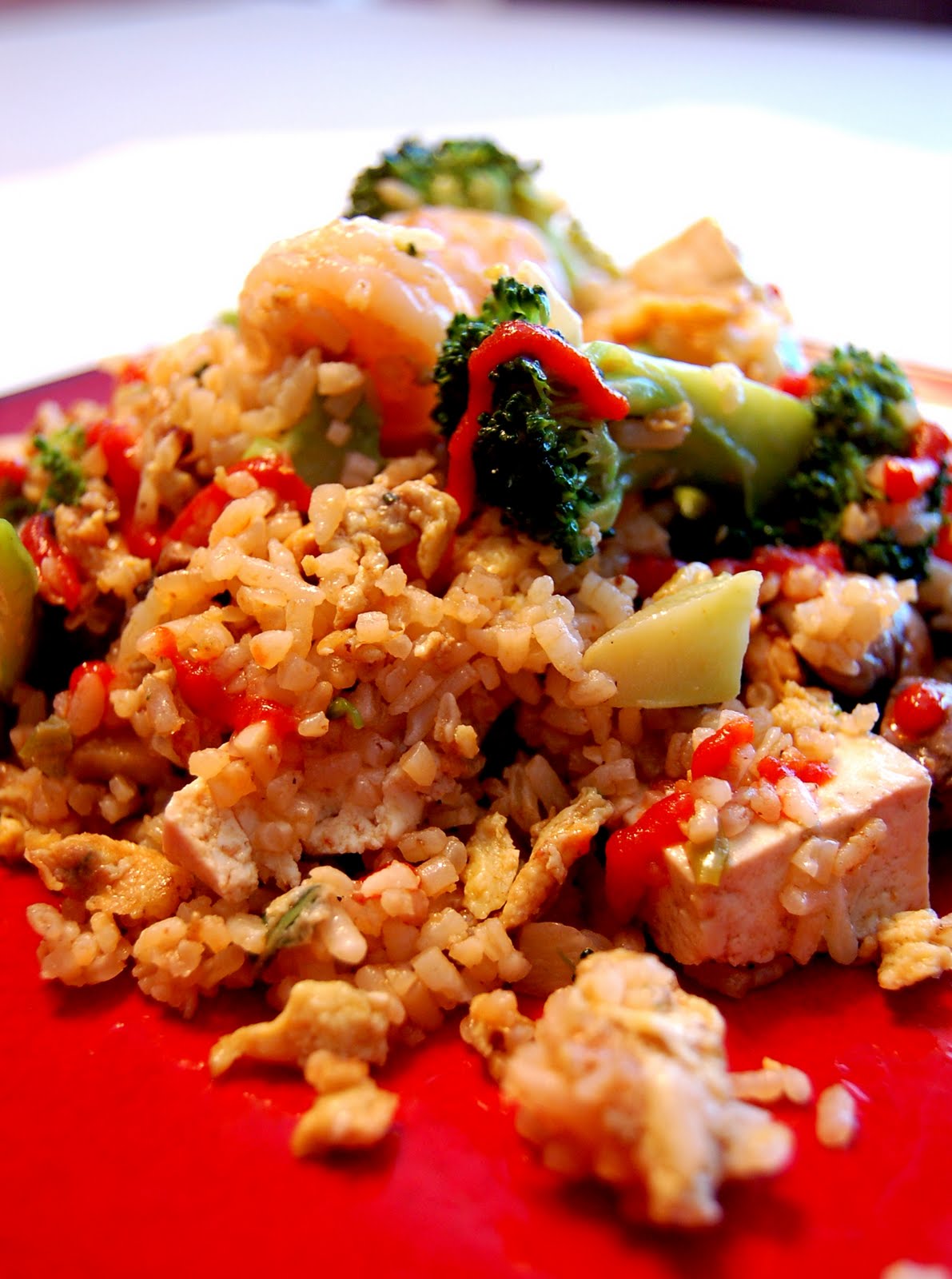 PromiseMe2....and A Lot About Food! ShrimpTofu Fried Rice
