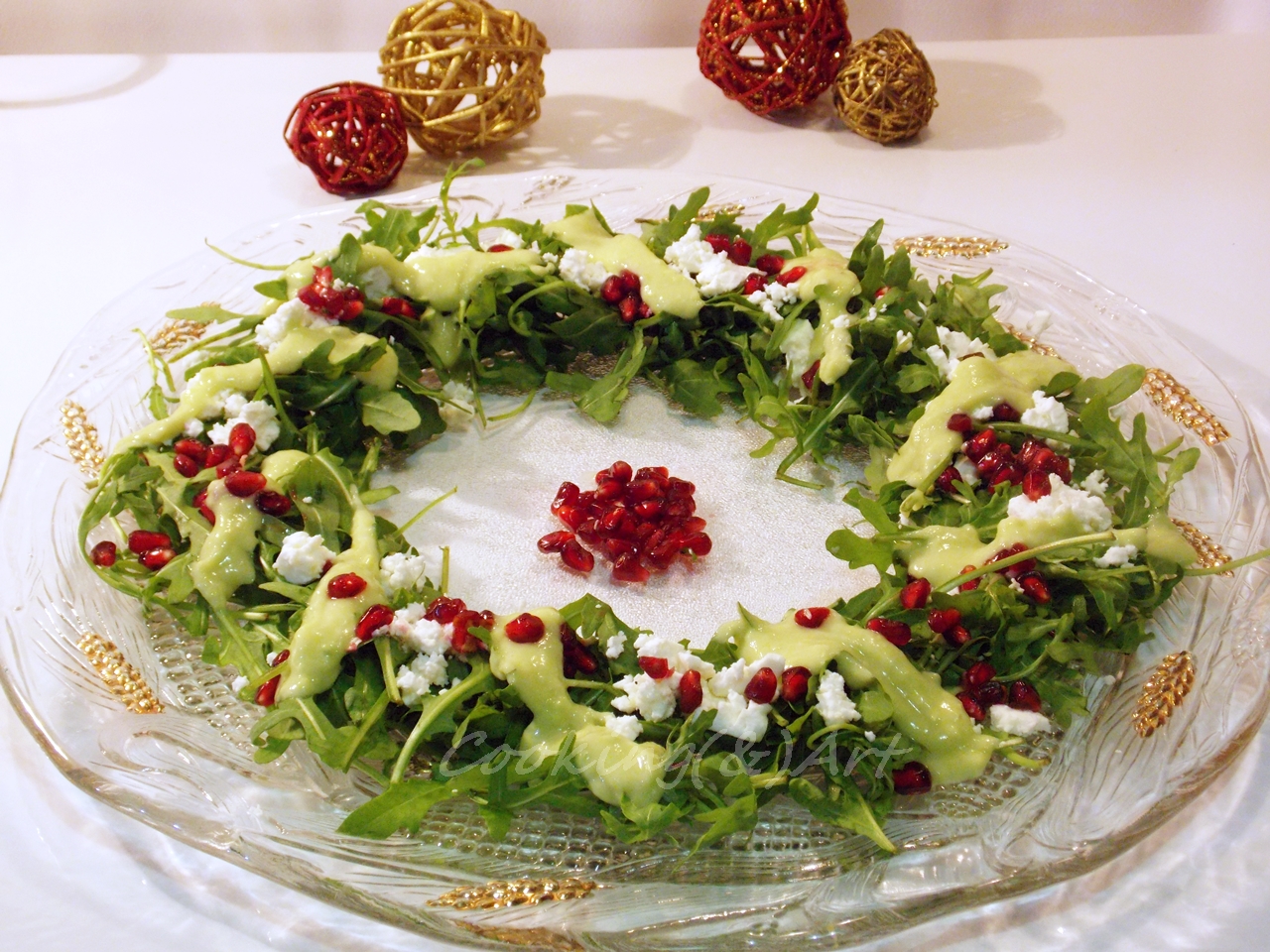 Image result for Christmas salad with mozzarella and olives