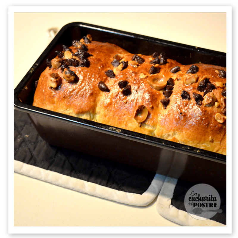 LA CUCHARITA DEL POSTRE BRIOCHE DE CHOCOLATE Y AVELLANAS / HAZELNUT