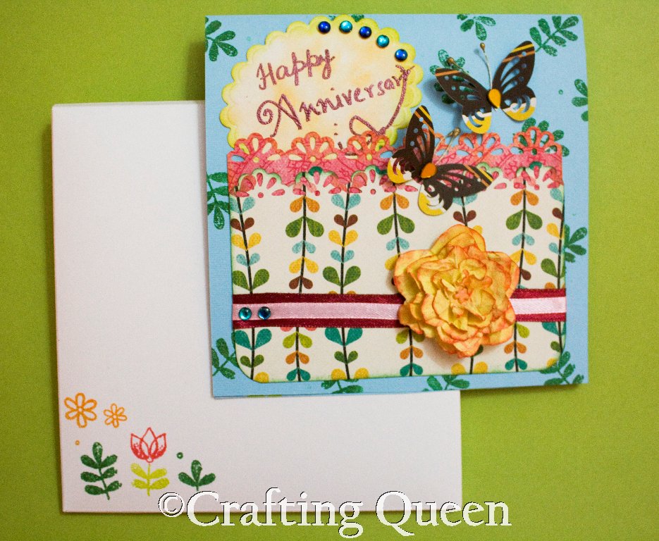 Crafting Queen Anniversary Card