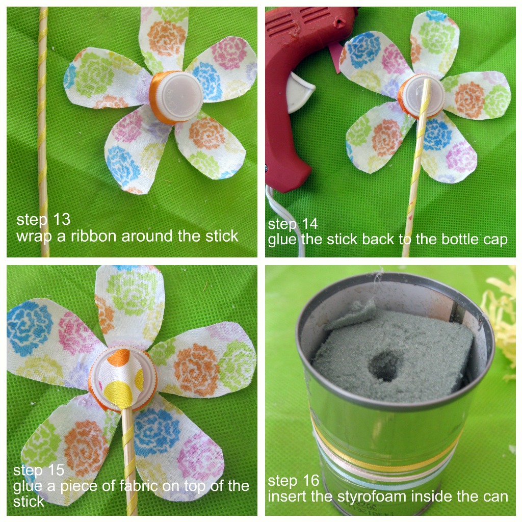 Crissy's Crafts Recycled Water Bottle Flower