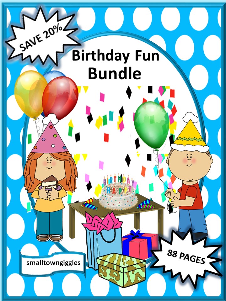 Birthday Math and Literacy Bundle