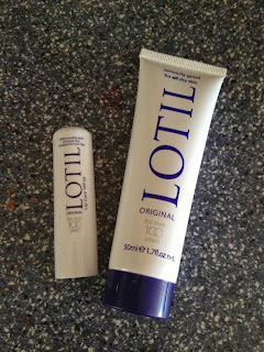 lotil cream and lip balm