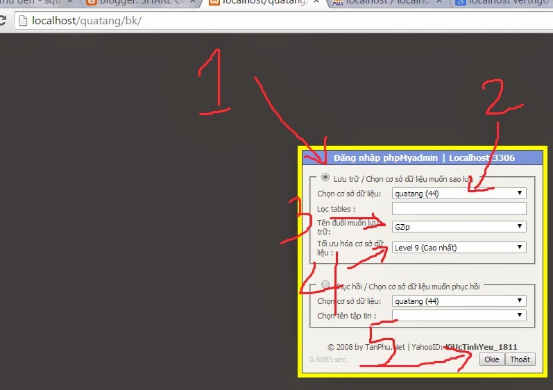 khoi phuc database khoi phuc database