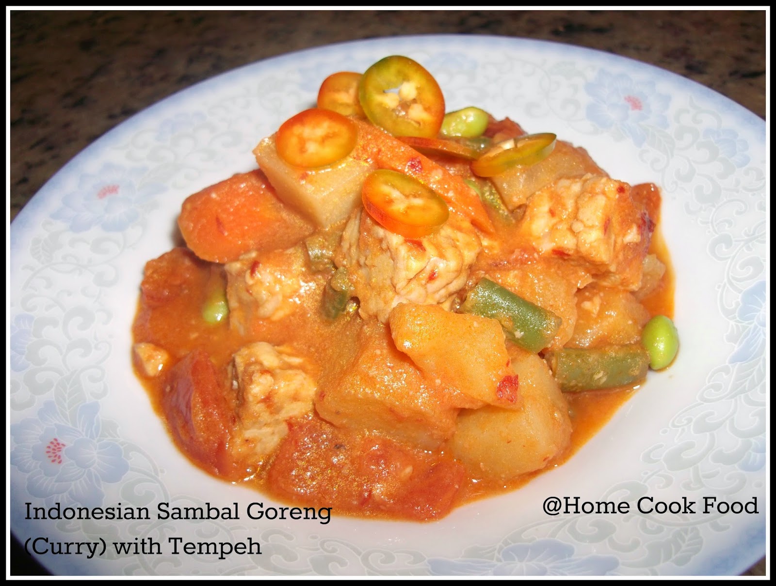 HCF Indonesian Sambal Goreng(Curry) with Tempeh