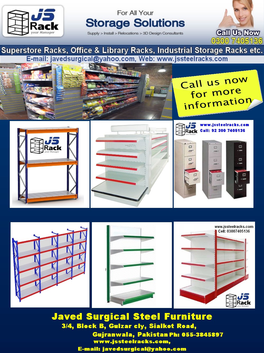 JS Racks Steel Racks Superstore Racks Manufacturer Pakistan