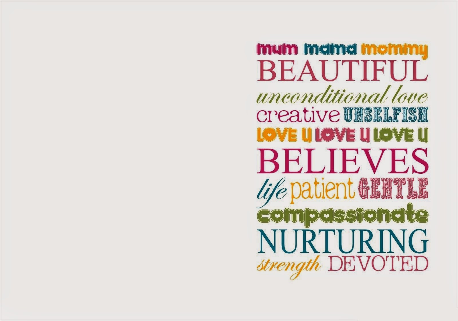print a mother s day card for