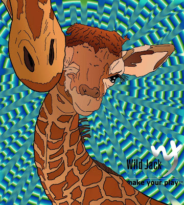 baby giraffe illusion
