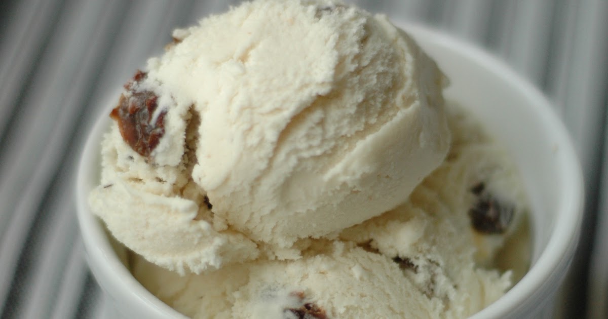 i heart baking! rum raisin ice cream