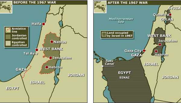 The Map of the borders map of israel and palestine 1967. The Map of the borders