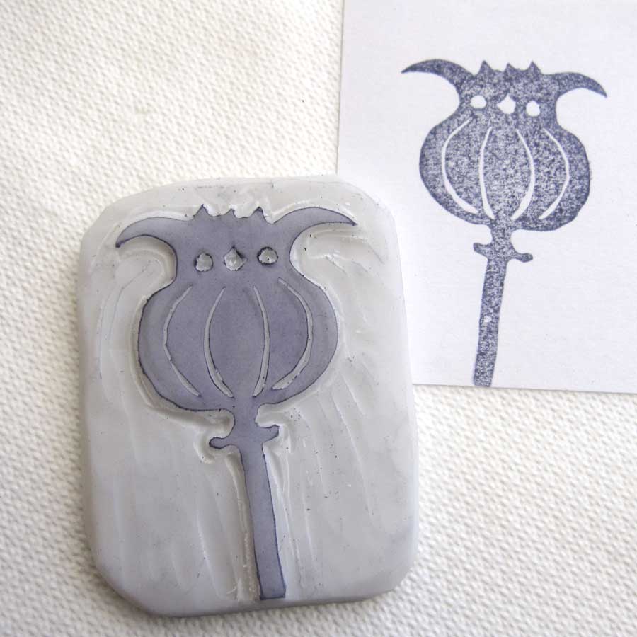 Ro Bruhn Art Stamps and repurposed clothing