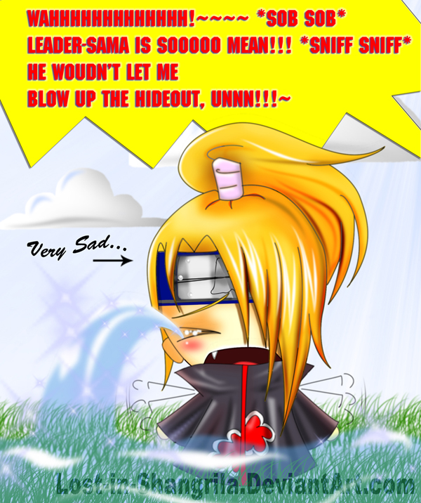 naruto deidara chibi