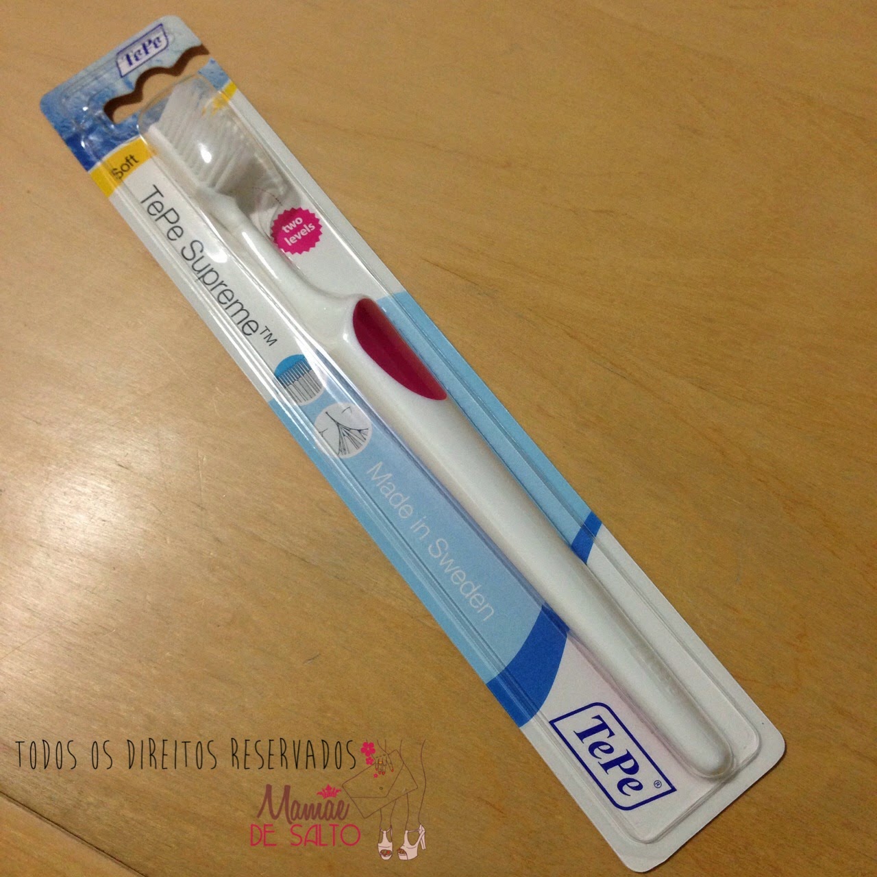 presskit escova de dentes TePe Supreme - todos os direitos reservados ao blog Mamãe de Salto